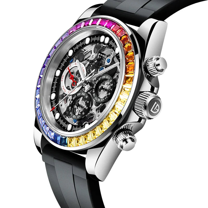 Elegant Rainbow Men's Watch