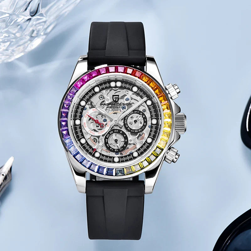 Elegant Rainbow Men's Watch